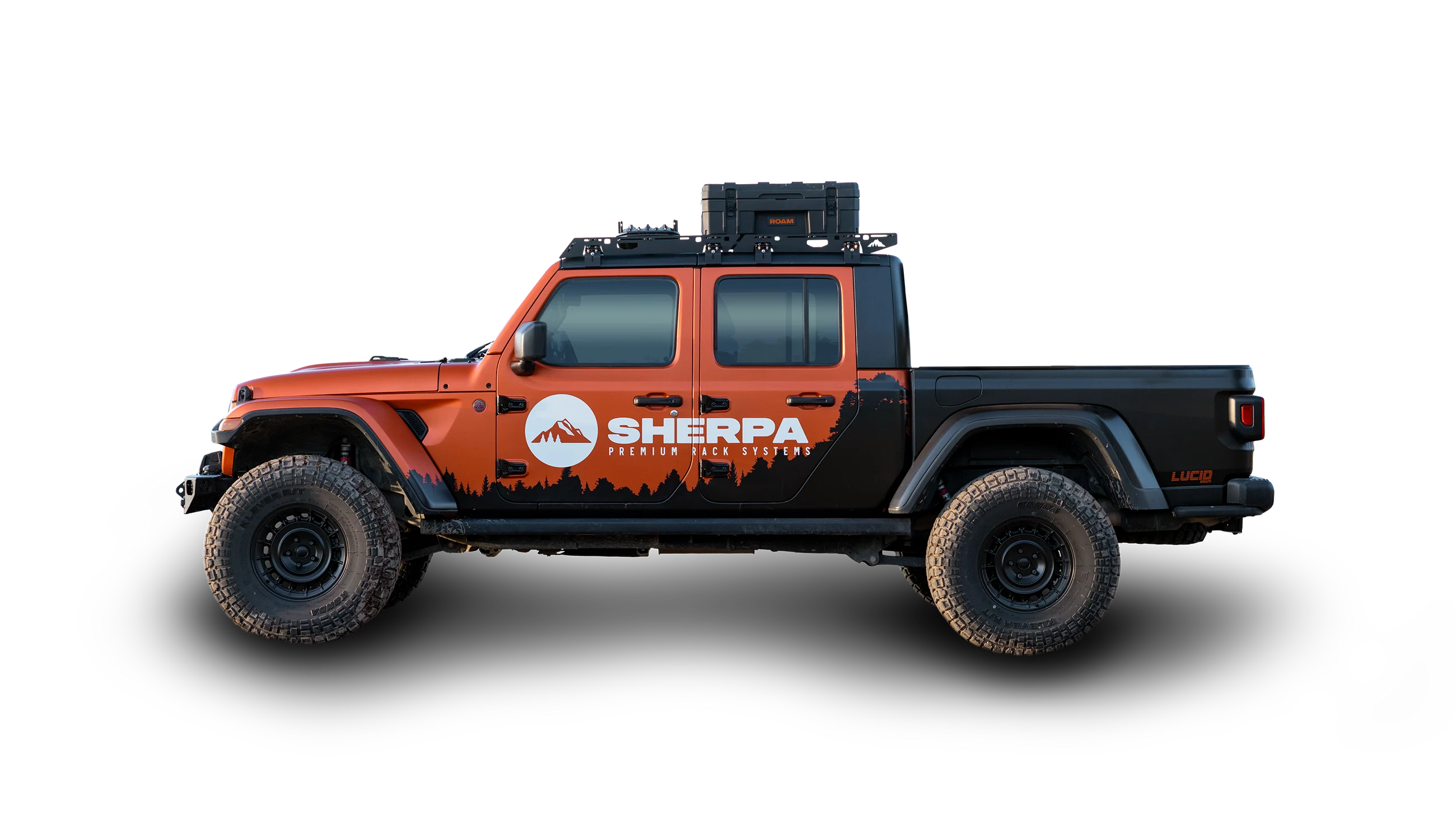 Sherpa The Sunlight 2020-2024 Jeep Gladiator JT Roof Rack