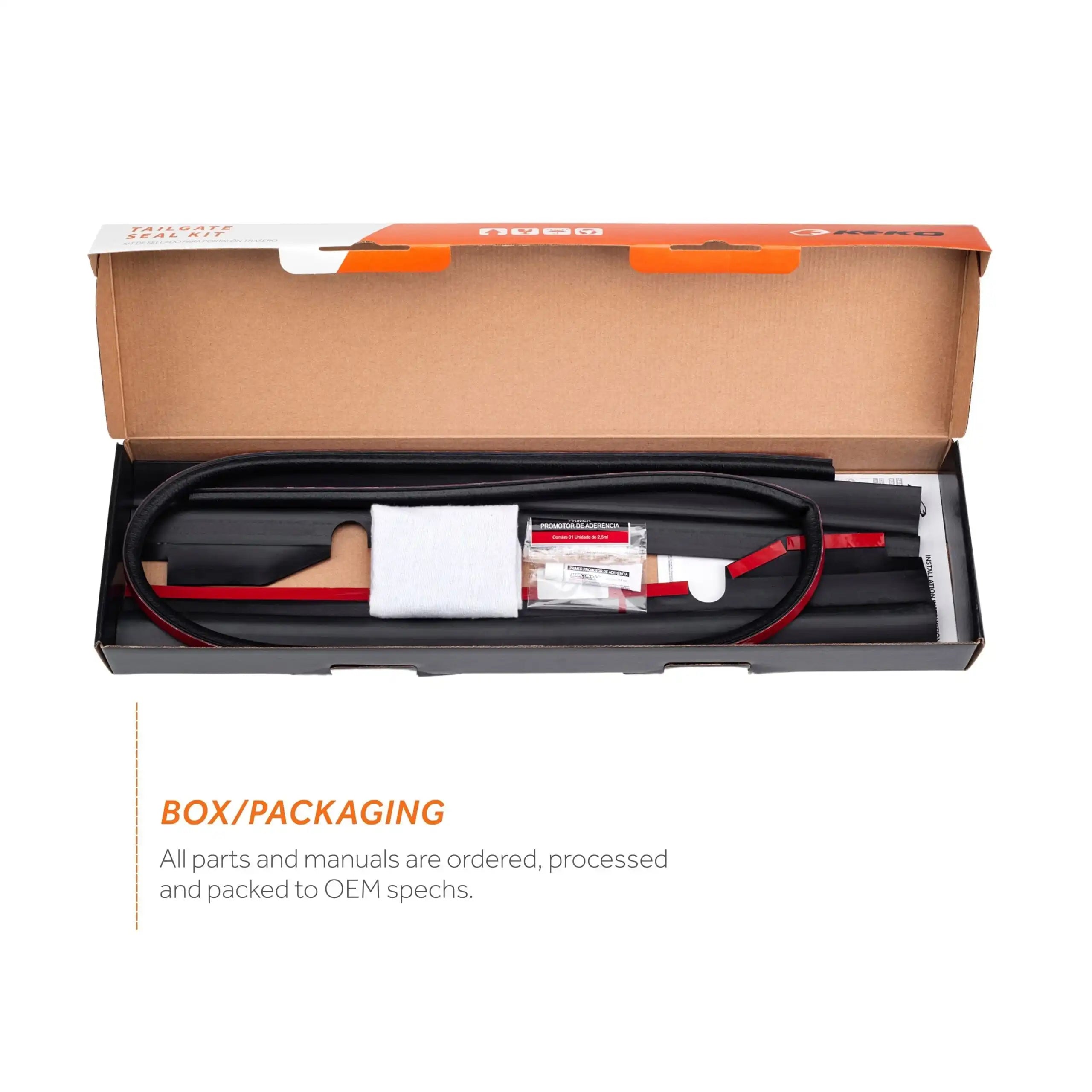 2014-2021 Toyota Tundra Tailgate Seal Kit