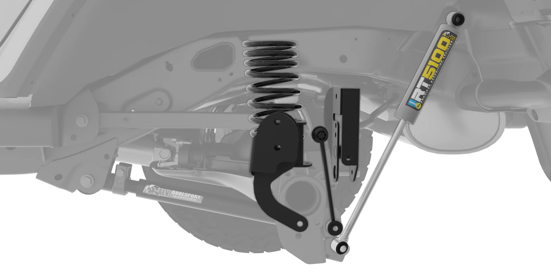 AEV 4" DualSport RT Suspension System For JL Wrangler 4 Door