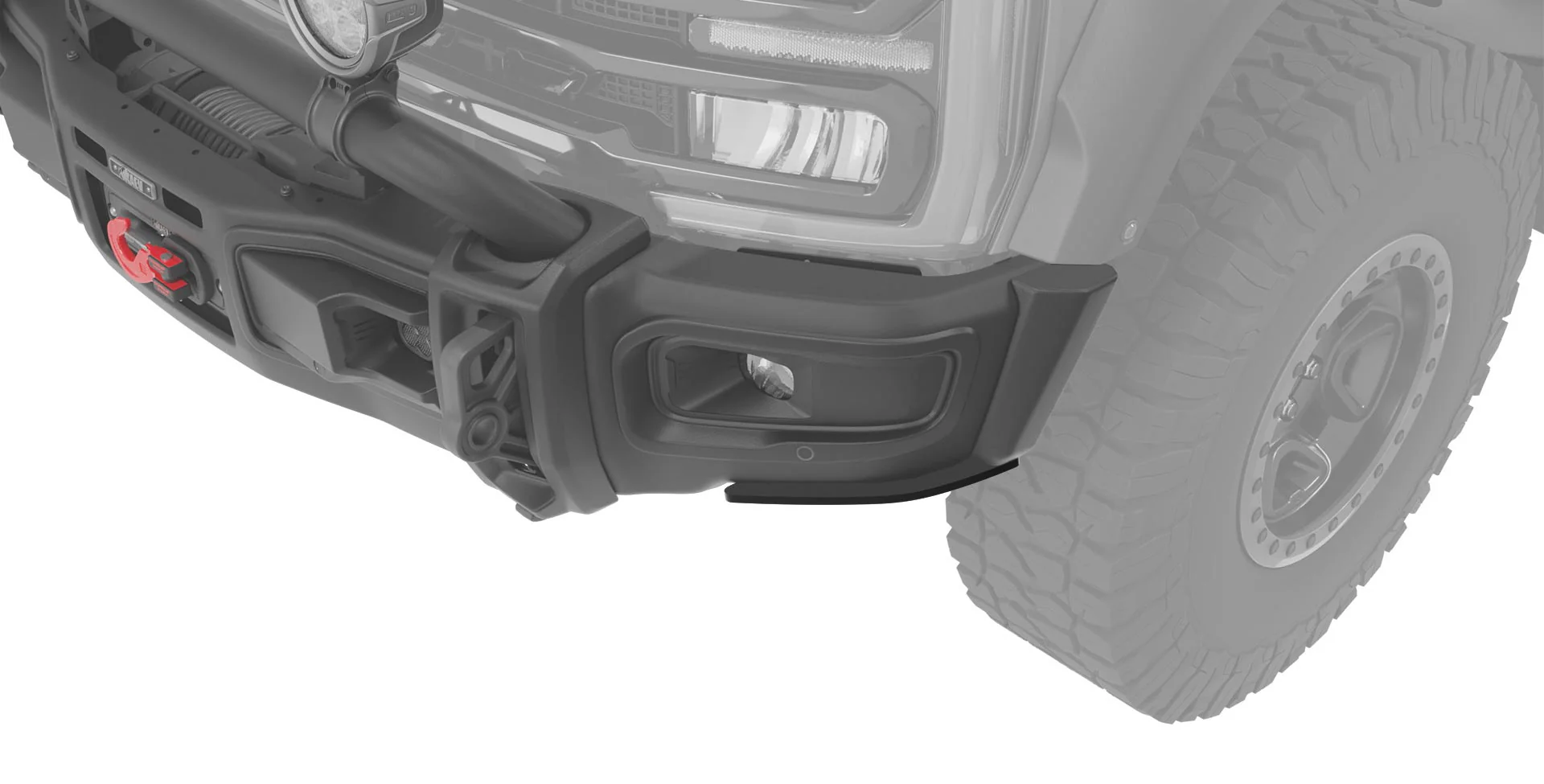 AEV Front Bumper Corner Skid Plates For 2023+ Ford Super Duty