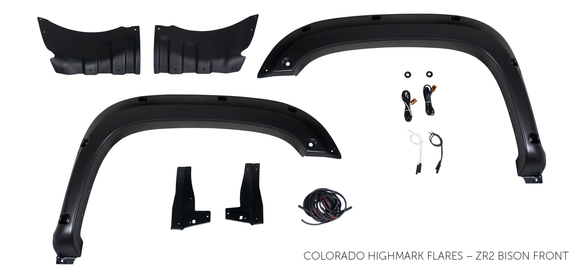 AEV HighMark Fender Flares For 2017-2022 Colorado ZR2/ZR2 Bison