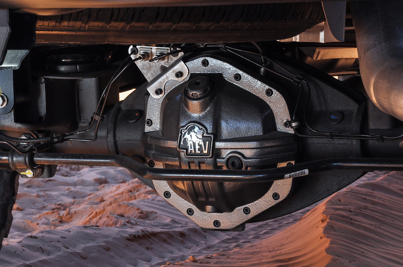 Covering Rear Axle Short AEV Ram Rear Differential Cover AAM 11.5