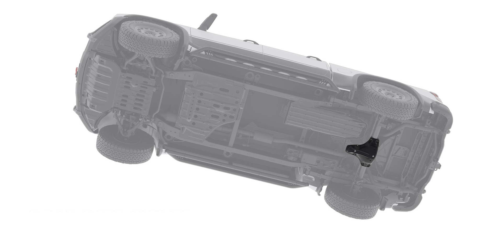AEV Rear Differential Skid Plate For 2019+ Chevrolet Silverado/GMC Sierra 1500