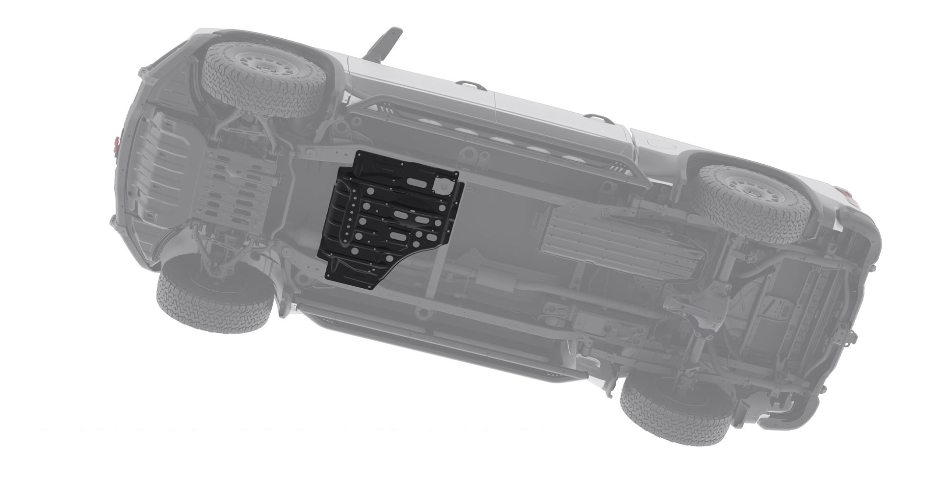 AEV Transfer Case Skid Plate For 2019+ Chevrolet Silverado/GMC Sierra 1500