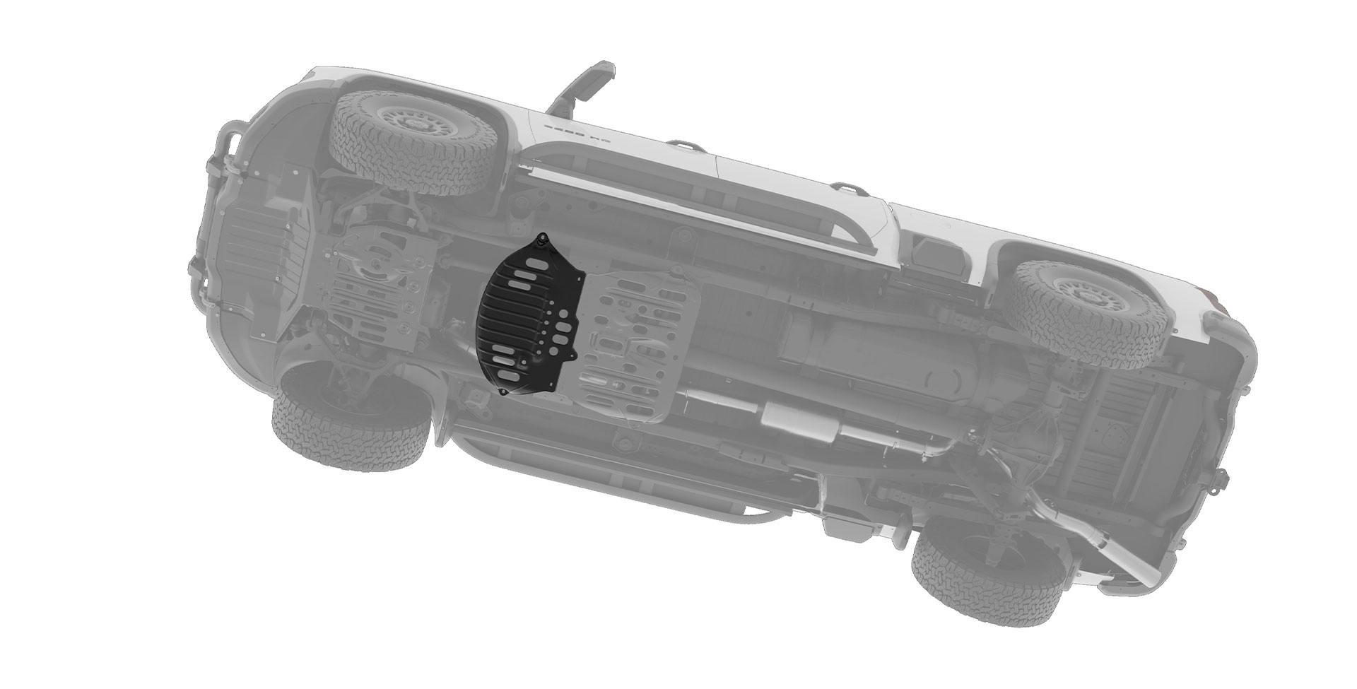 AEV Transmission/Exhaust Skid Plate For 2020+ Chevrolet Silverado/GMC Sierra HD