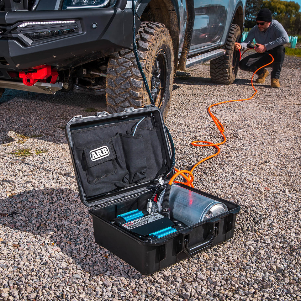 ARB Twin Motor Portable 12V Air Compressor CKMTP12