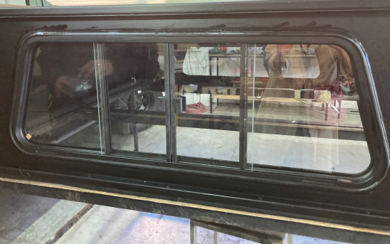 Alu-Cab Explorer Canopy Sliding Window - Front