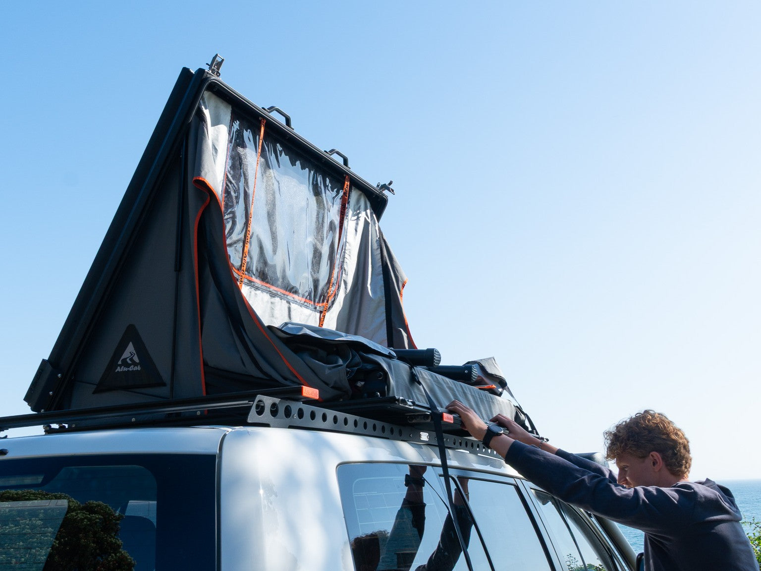 rooftop tents calgary Alu-Cab RT-2S Compact Rooftop Tent – KRAVE Automotive