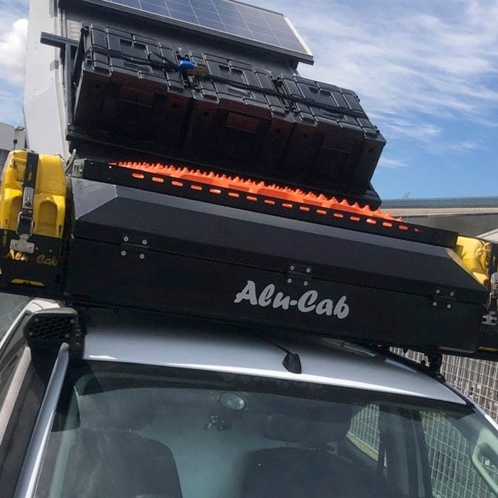 Alu-Cab Roof Box | Wood Box