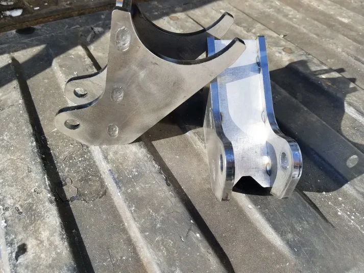 Archive Garage Lower Axle Shock Tab Mount For Rod End Shocks