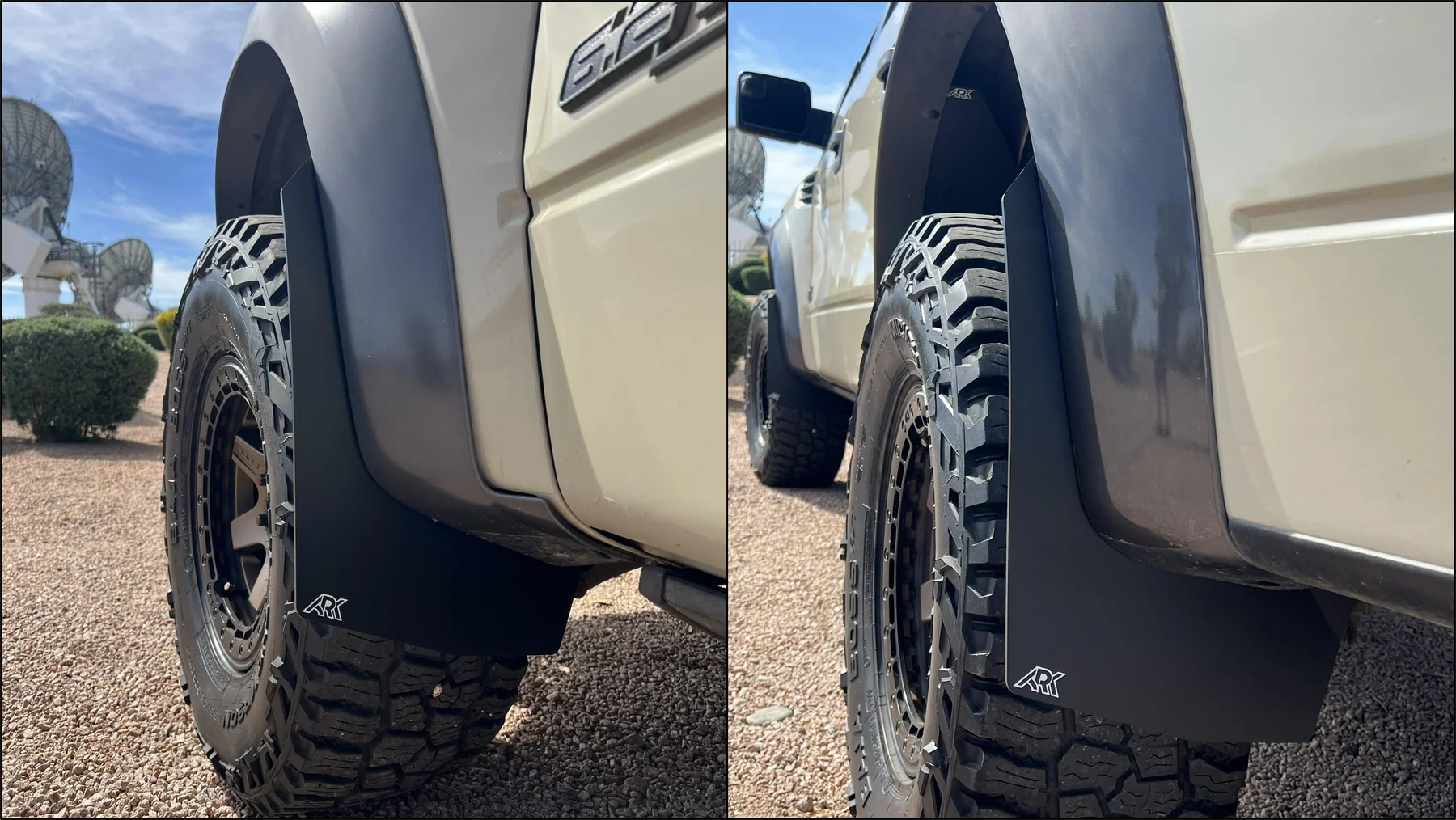 Ark 2010-2014 Ford Raptor TriXPoly Mid Mudflaps