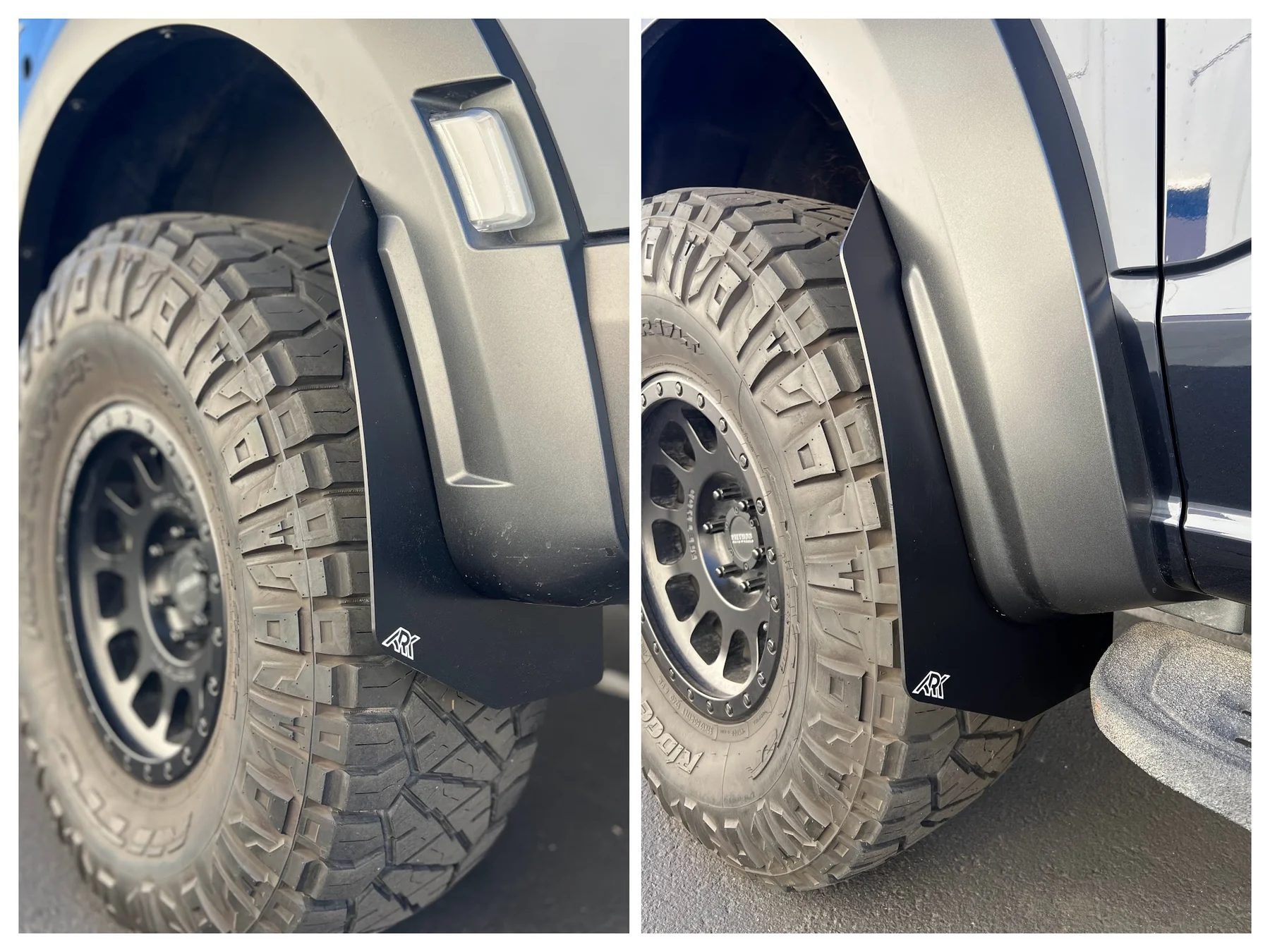 Ark 2021-2026 Ford Raptor TriXpoly Mid Mud Flaps – KRAVE Automotive