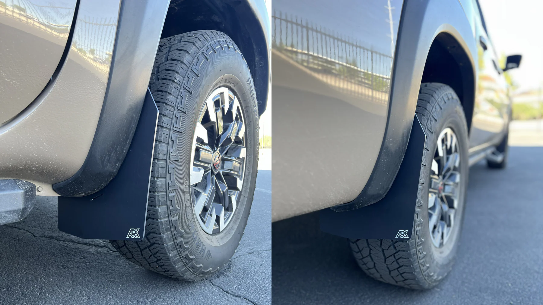 Ark 2022-2026 Nissan Frontier Pro4X TriXpoly Mid Mudflaps