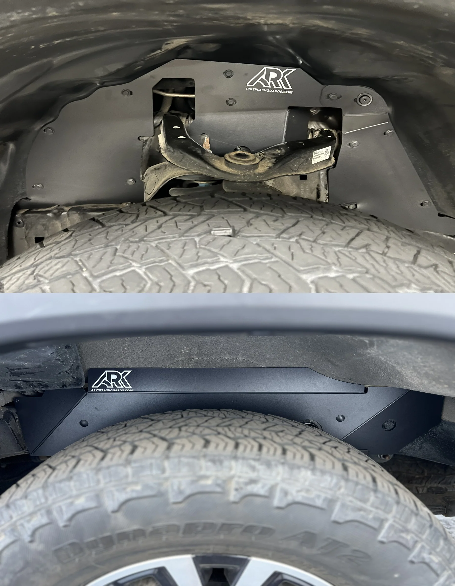 Ark 2022-2026 Nissan Frontier Pro4X TriXpoly Splash Guards