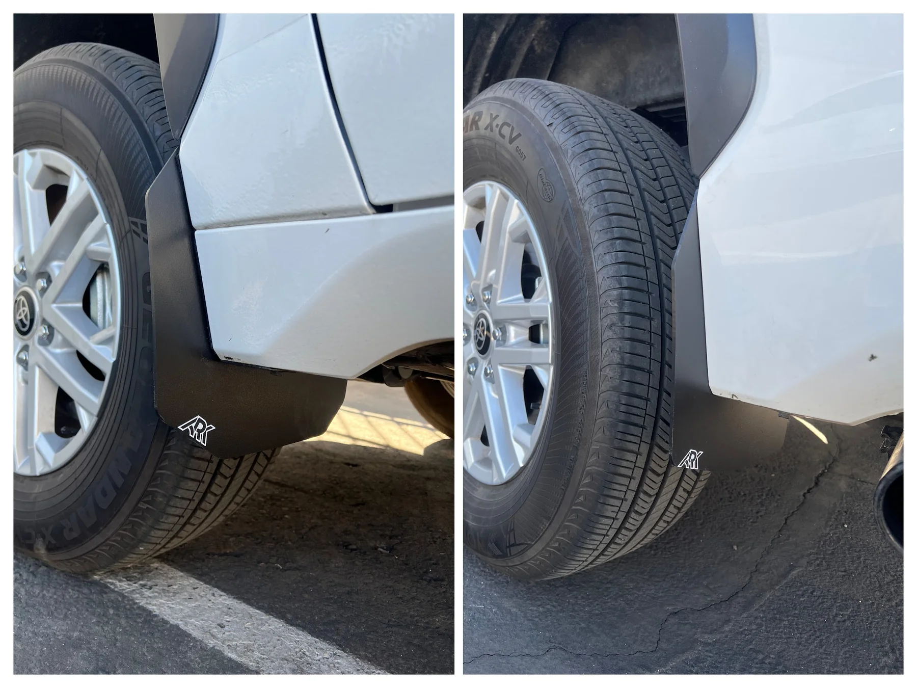 Ark 2022-2026 Toyota Tundra TriXpoly Mid Mudflaps – KRAVE Automotive Ark 2022-2026 Toyota Tundra TriXpoly Mid Mudflaps – KRAVE Automotive