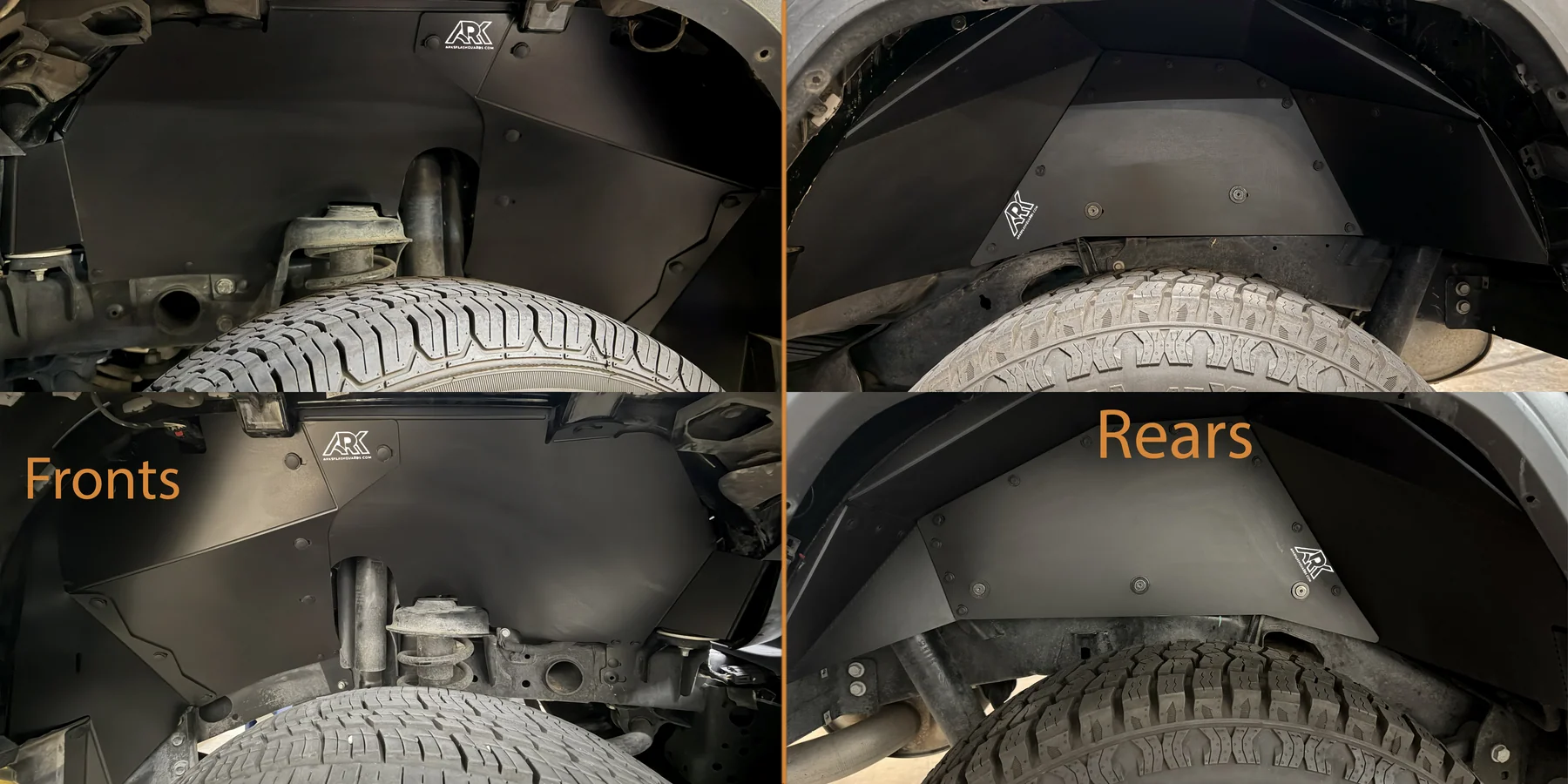 Ark 2023-2026 Jeep Wrangler JL Fender Liners