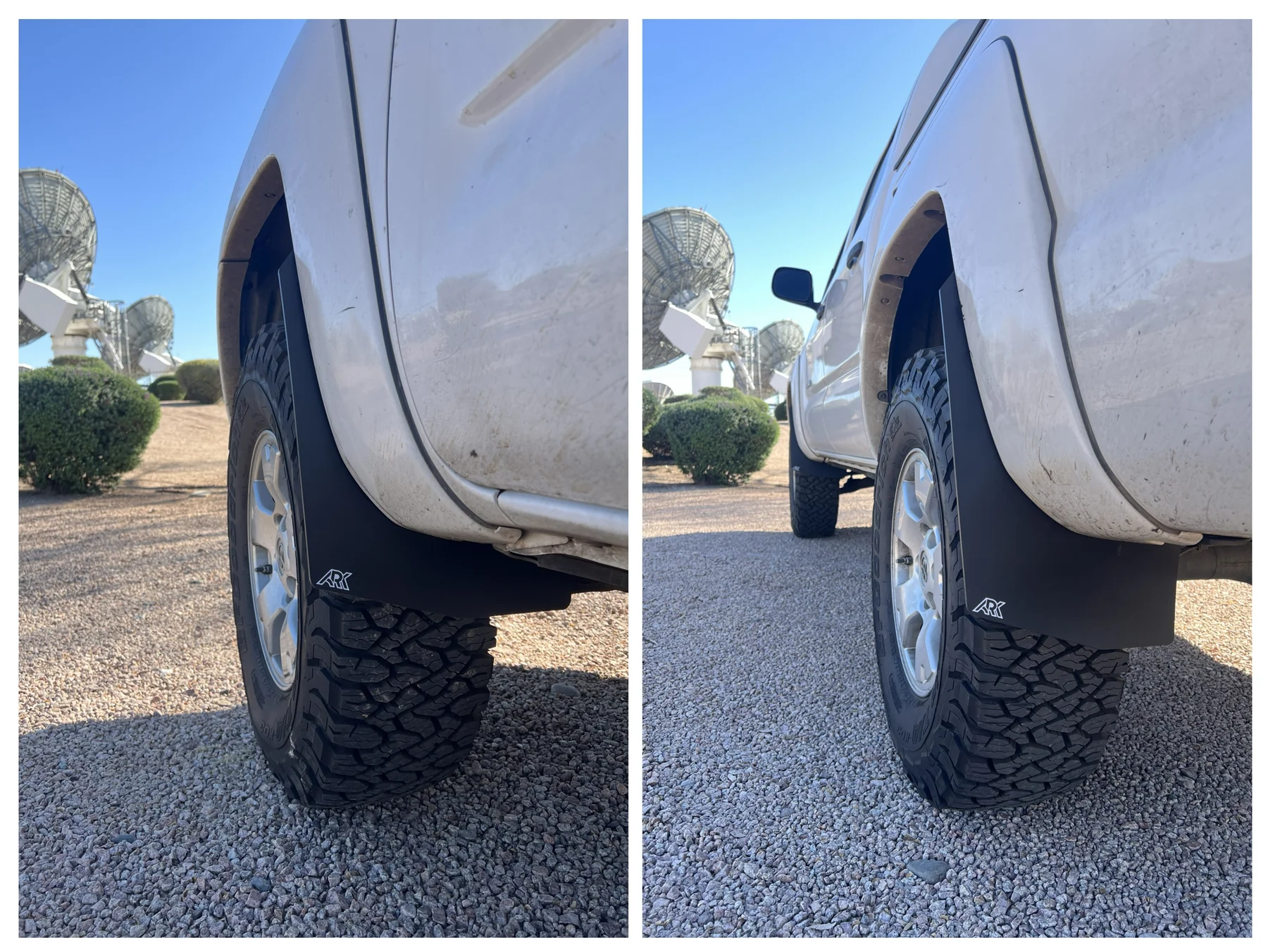 Ark 2nd Gen Toyota Tacoma TriXpoly Mid Mud Flaps