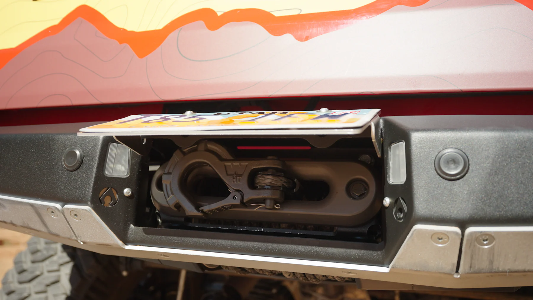 Artec Industries High Clearance Rear Bumper Winch Fairlead Mounting Bracket