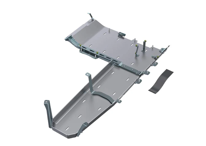 Artec Industries JL 4XE T-Case & Fuel Skid - 4 Door 2.0L 2021+