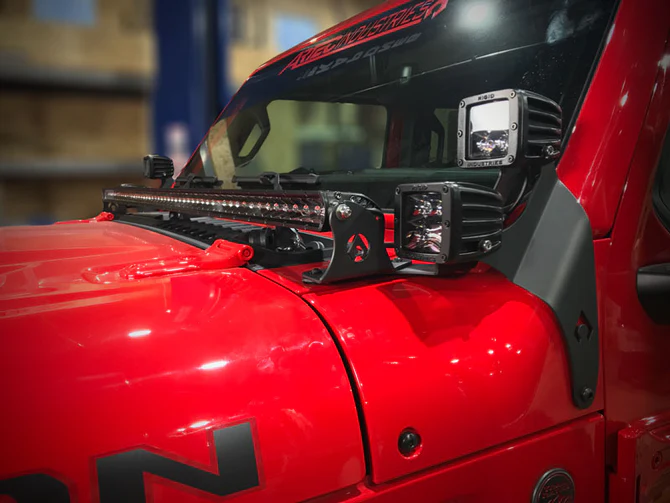 Artec Industries JL A-Pillar Dual LED Cube Light Mounts