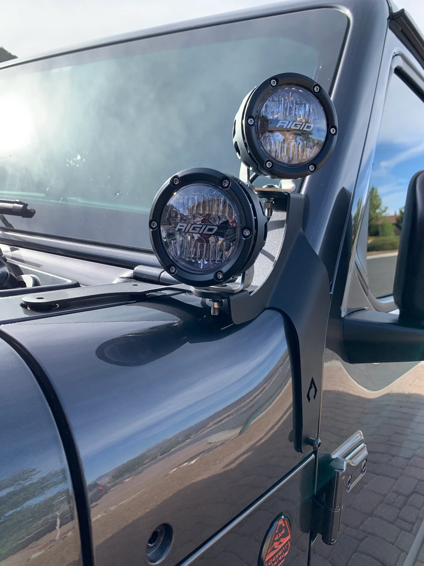 Artec Industries JL-JT 392 Mojave A-Pillar Dual Surface Light Mount