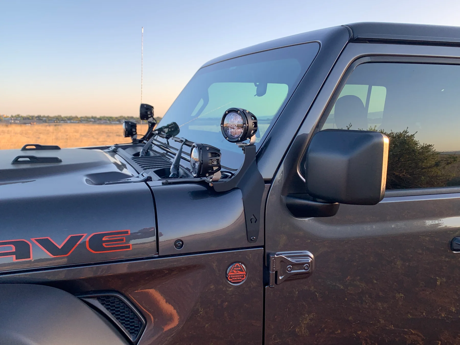 Artec Industries JL-JT 392 Mojave A-Pillar Dual Surface Light Mount