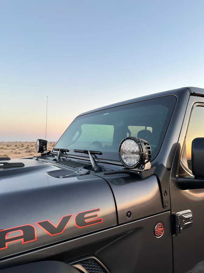 Artec Industries JL-JT 392 Mojave A-Pillar Single Surface Light Mount