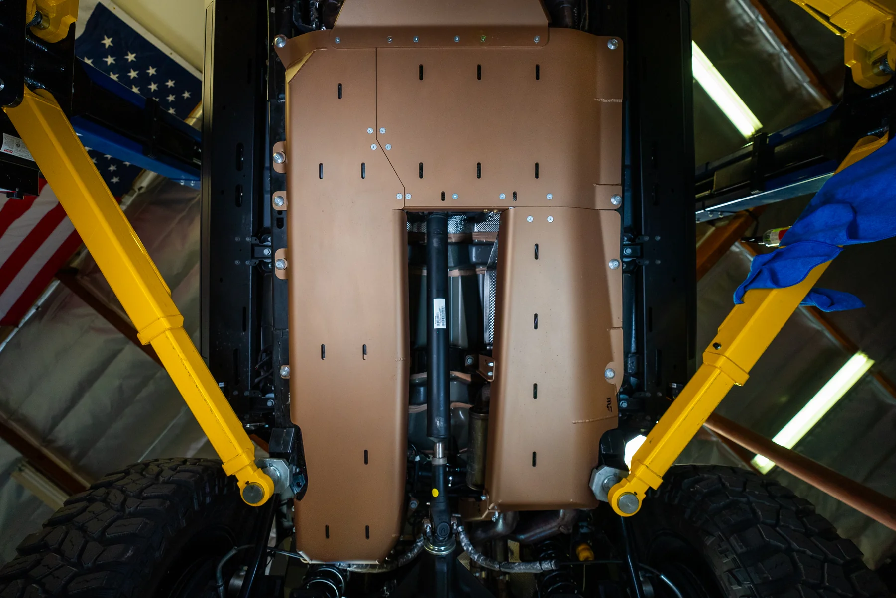 Artec Industries JLU 392 Bellypan Skid With Magnaflow Exhaust Skid