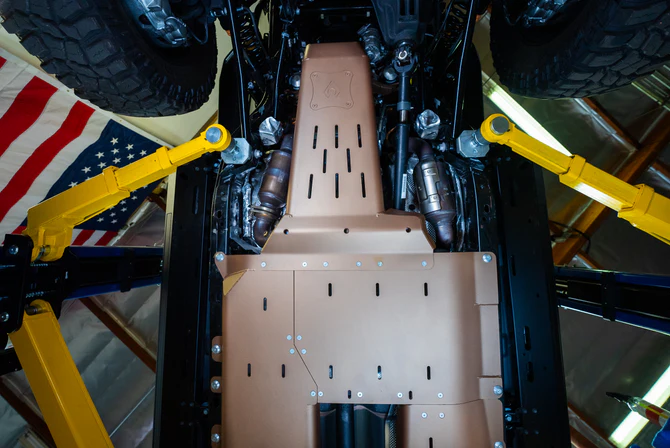 Artec Industries JLU 392 Bellypan Skid With Magnaflow Exhaust Skid