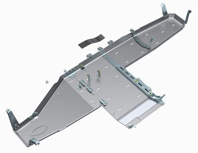 Artec Industries JLU 4XE Bellypan Skid With Oil Door - 4 Door 2.0L 2021+