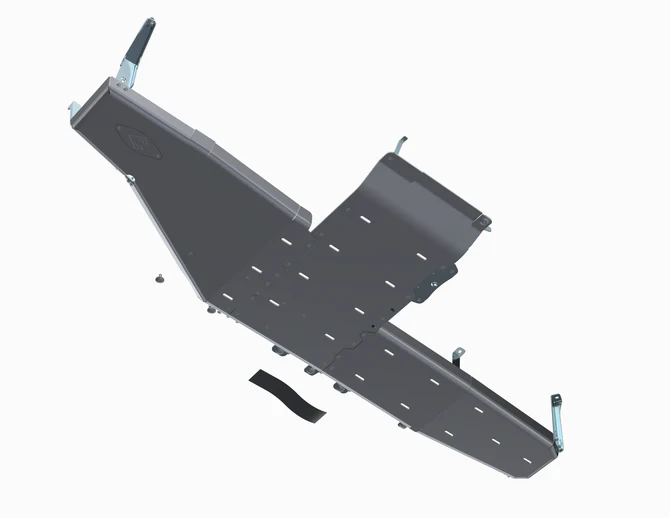 Artec Industries JLU 4XE Bellypan Skid With Oil Door - 4 Door 2.0L 2021+