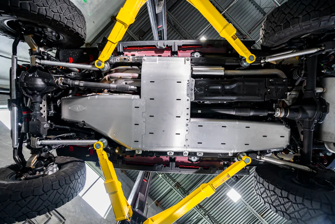 Artec Industries JLU 4XE Bellypan Skid With Oil Door - 4 Door 2.0L 2021+