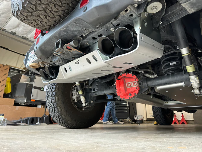 Artec Industries JLU Magnaflow Muffler & Tip Skid - 4 Door 392 Hemi