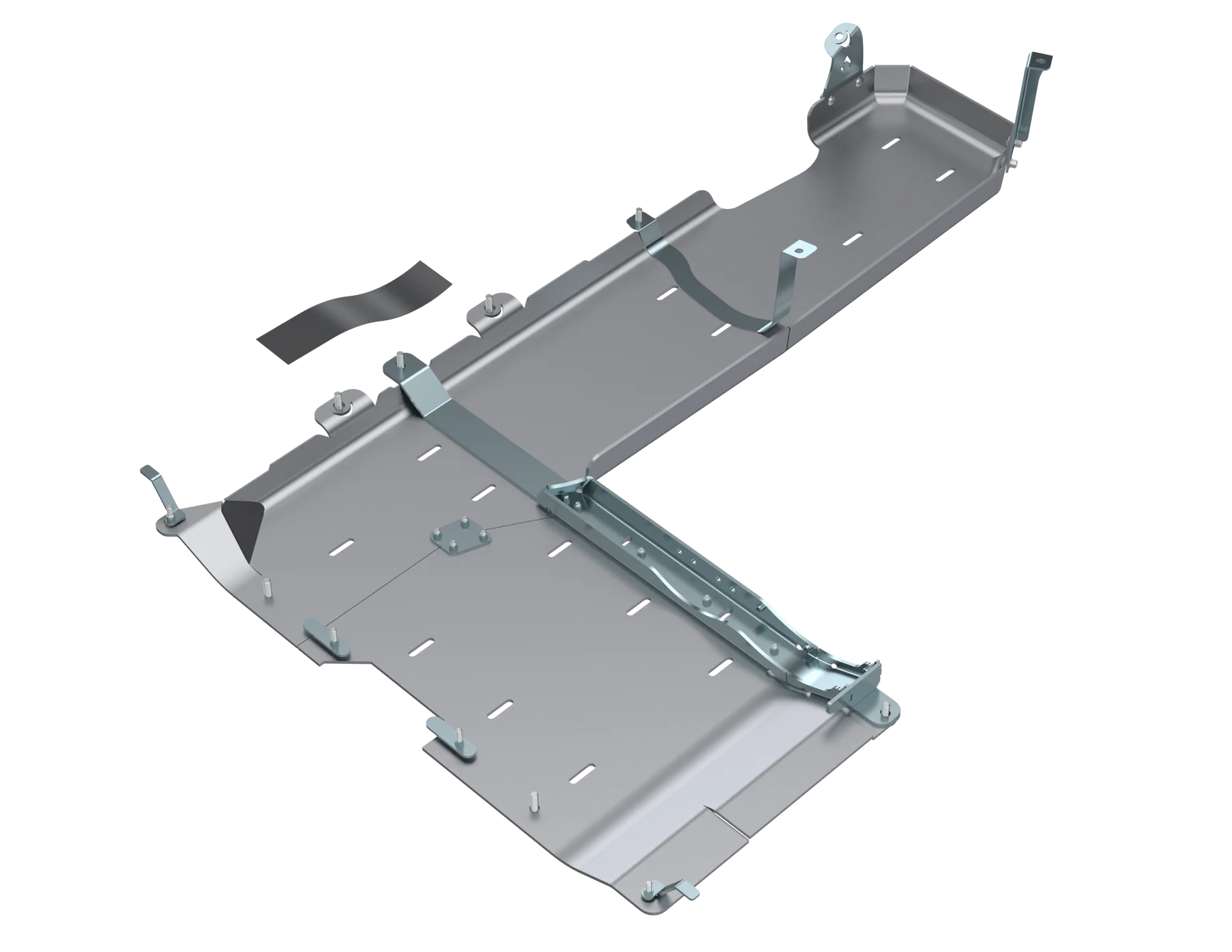 Artec Industries JLU T-Case/Fuel Skid Kit Only - 4 Door 3.6L/2.0L/392 Hemi 2018+