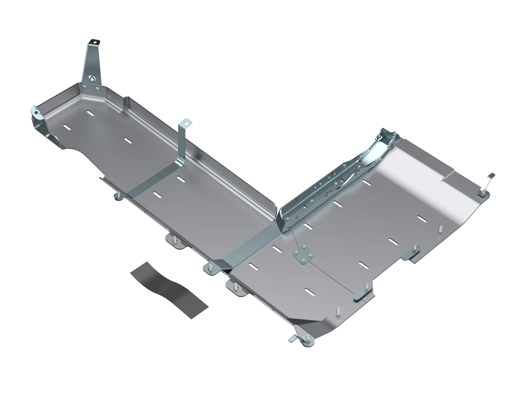 Artec Industries JLU T-Case/Fuel Skid Kit Only - 4 Door 3.6L Pre-2018