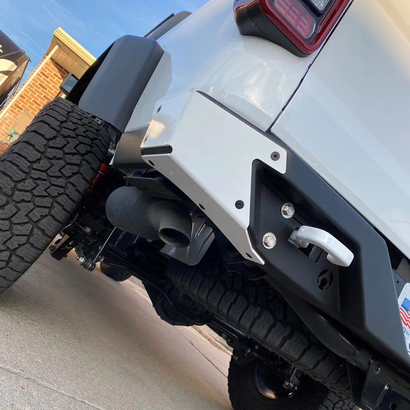 Artec Industries JT Rear Bumper Aluminum Corner Skids