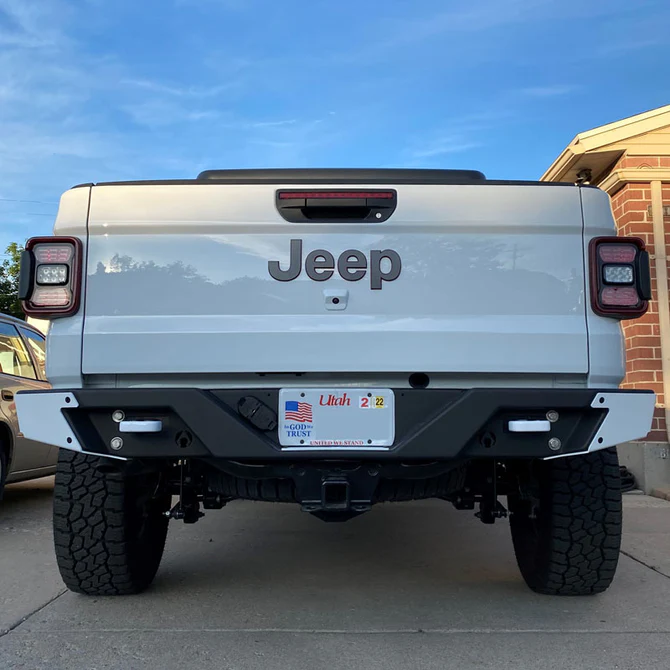 Artec Industries JT Rear Bumper Aluminum Corner Skids