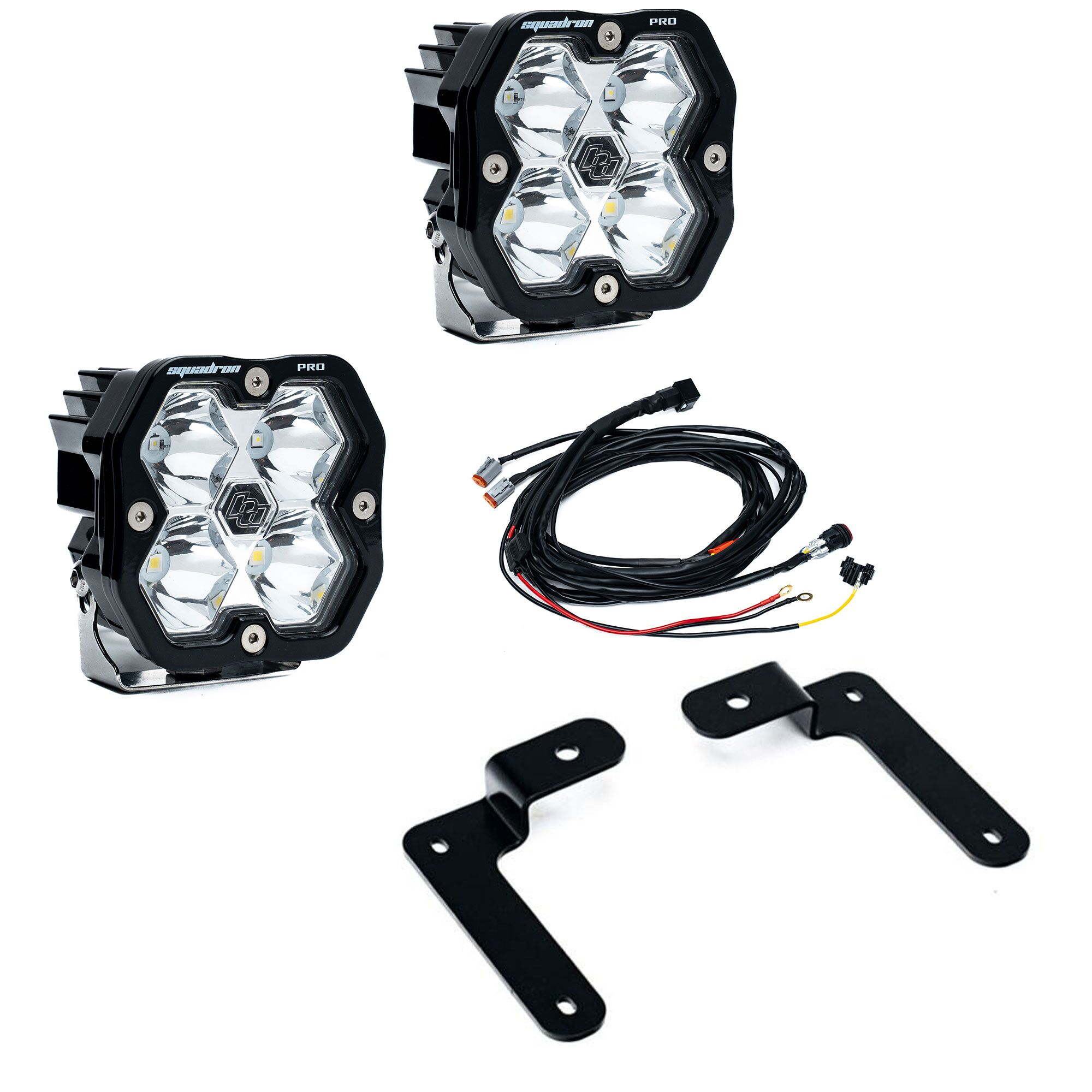 Baja Designs Squadron 2.0 Pro A-Pillar Light Kit - Jeep Wrangler JL/Gladiator JT