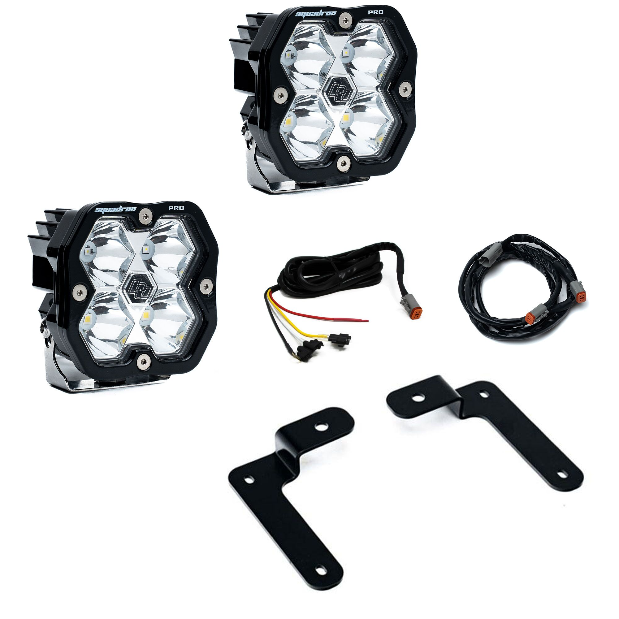 Baja Designs Squadron 2.0 Pro A-Pillar Light Kit - Jeep Wrangler JL/Gladiator JT