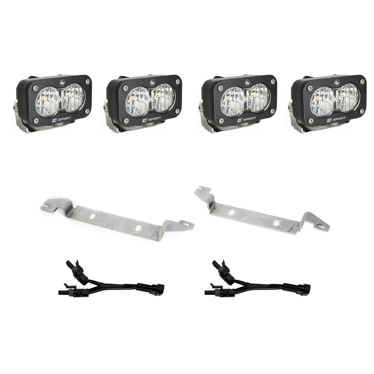 Baja Designs S2 Sport OEM Fog Light Replacement Kit 2025-2026 Toyota 4Runner Non-TRD Pro