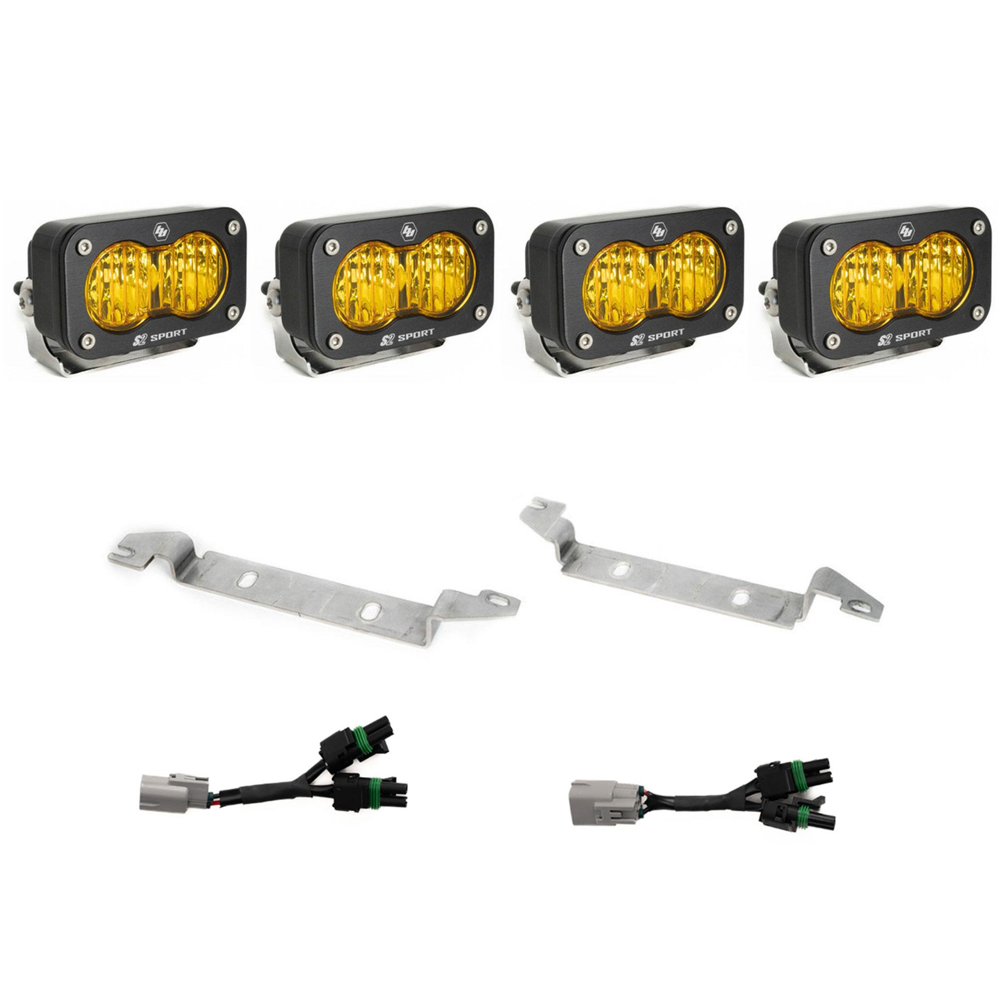 Baja Designs S2 Sport OEM Fog Light Replacement Kit 2025-2026 Toyota 4Runner TRD Pro/Trailhunter
