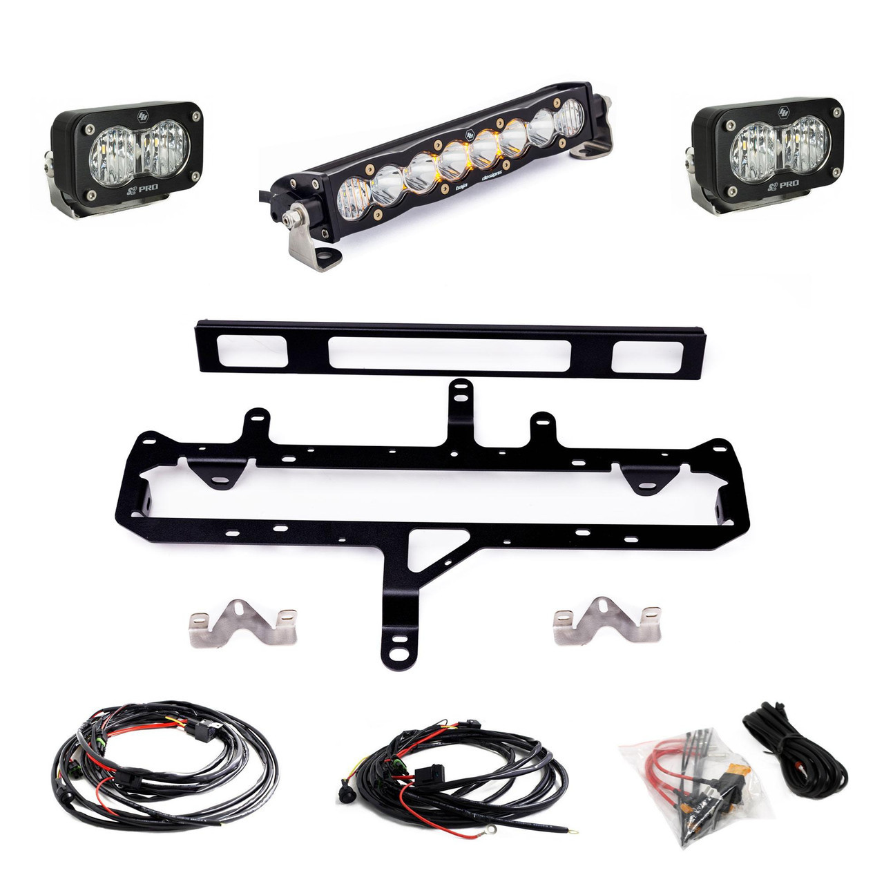 Baja Designs S8 10"/S2 Pro Grille Light Kit - 2024-2026 Toyota Tacoma TRD Pro