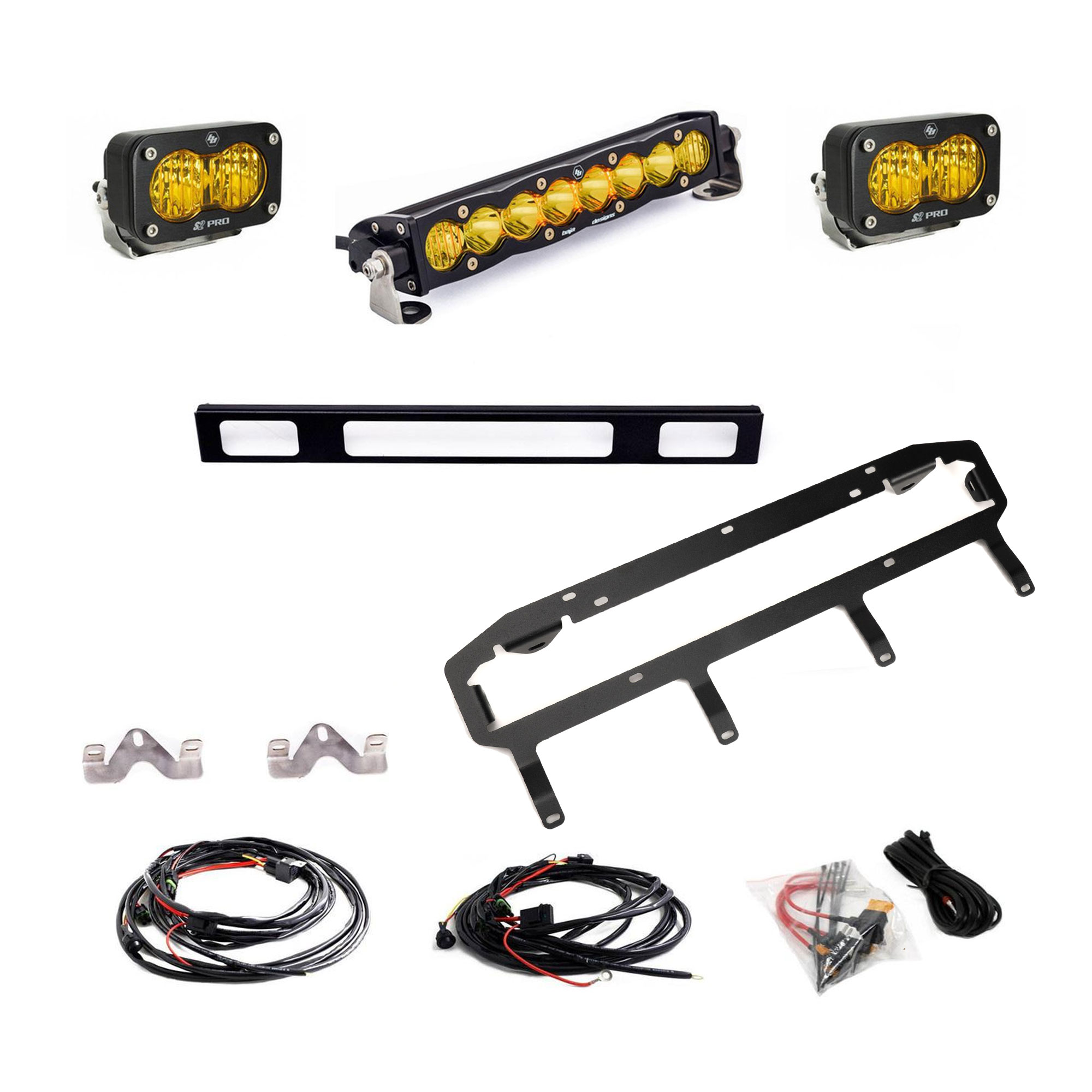 Baja Designs S8 10"/S2 Pro Grille Light Kit - 2025-2026 Toyota 4Runner TRD Pro