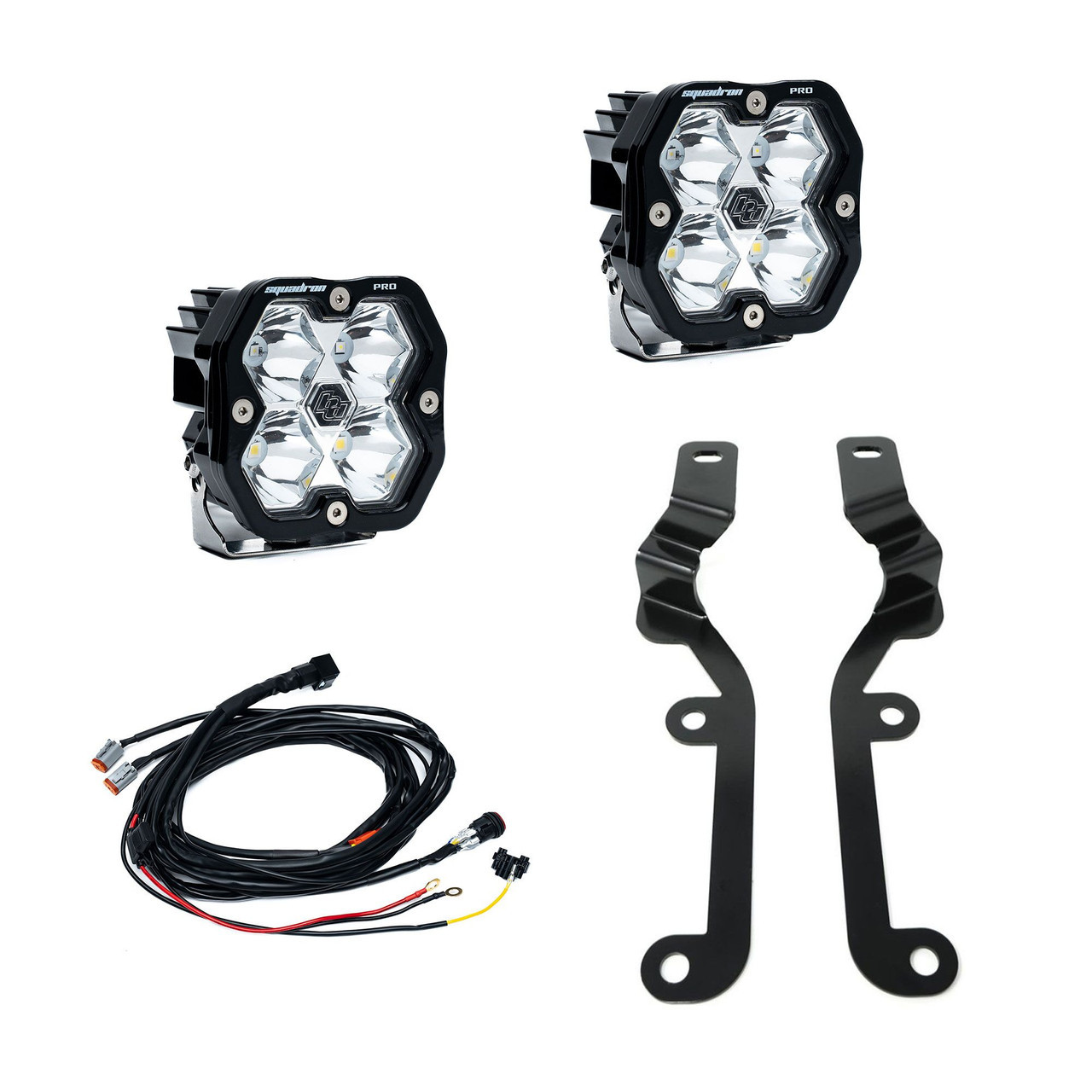 Baja Designs Squadron 2.0 Pro A-Pillar Light Kit - Chevrolet 2019-24 Silverado 1500