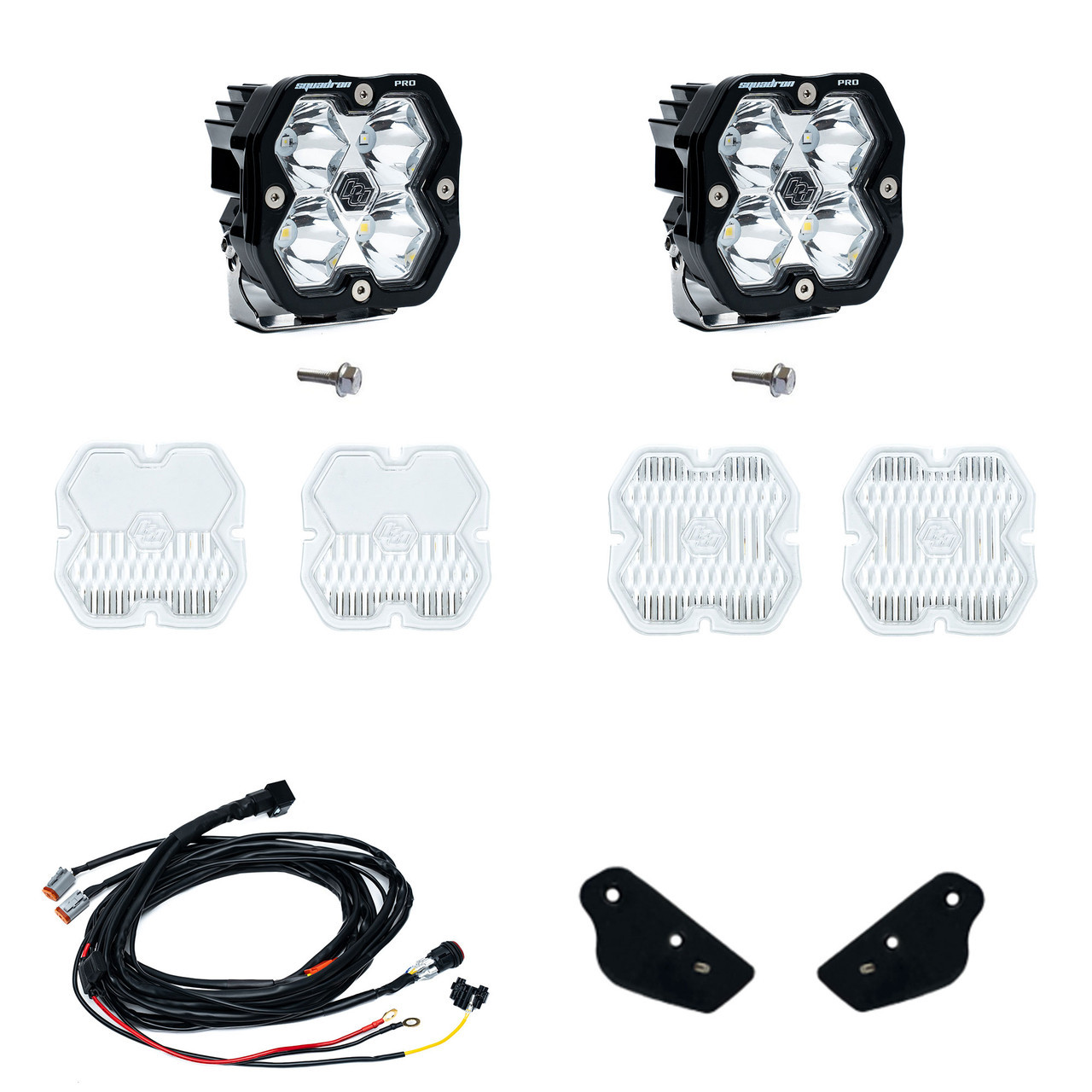 Baja Designs Squadron 2.0 Pro A-Pillar Light Kit - Ford 2021-26 Bronco 2022-24 Bronco Raptor