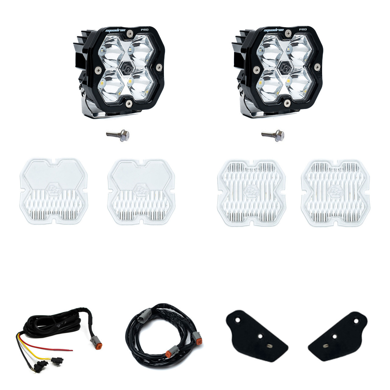 Baja Designs Squadron 2.0 Pro A-Pillar Light Kit - Ford 2021-26 Bronco 2022-24 Bronco Raptor