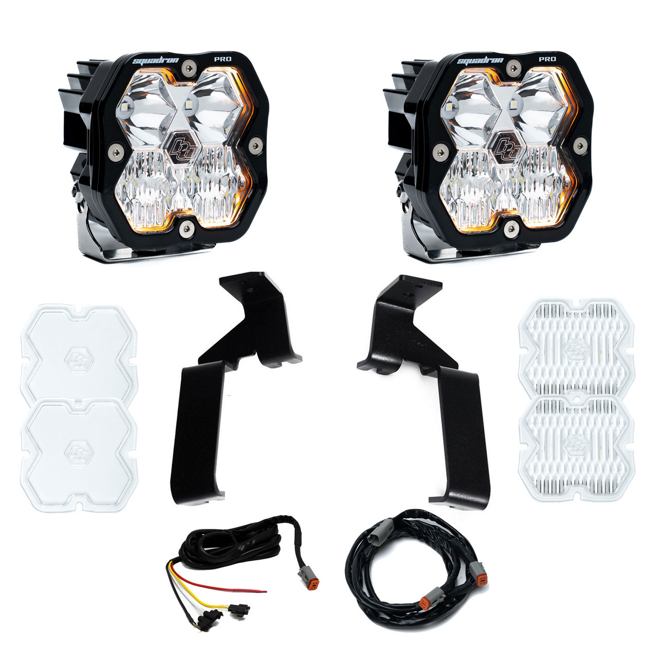 Baja Designs Squadron 2.0 Pro A-Pillar Light Kit - Ford 2021-26 F-150 Raptor 2024-26 F-150 Raptor 37/R
