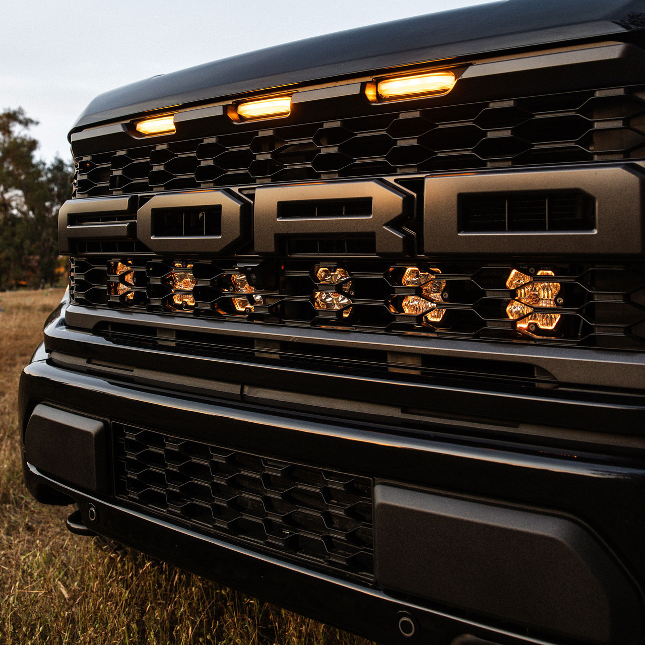 Baja Designs Squadron 2.0 Pro Behind-the-Grille Light Kit - Ford 2021-26 F-150 Raptor 2024-26 F-150 Raptor 37/R