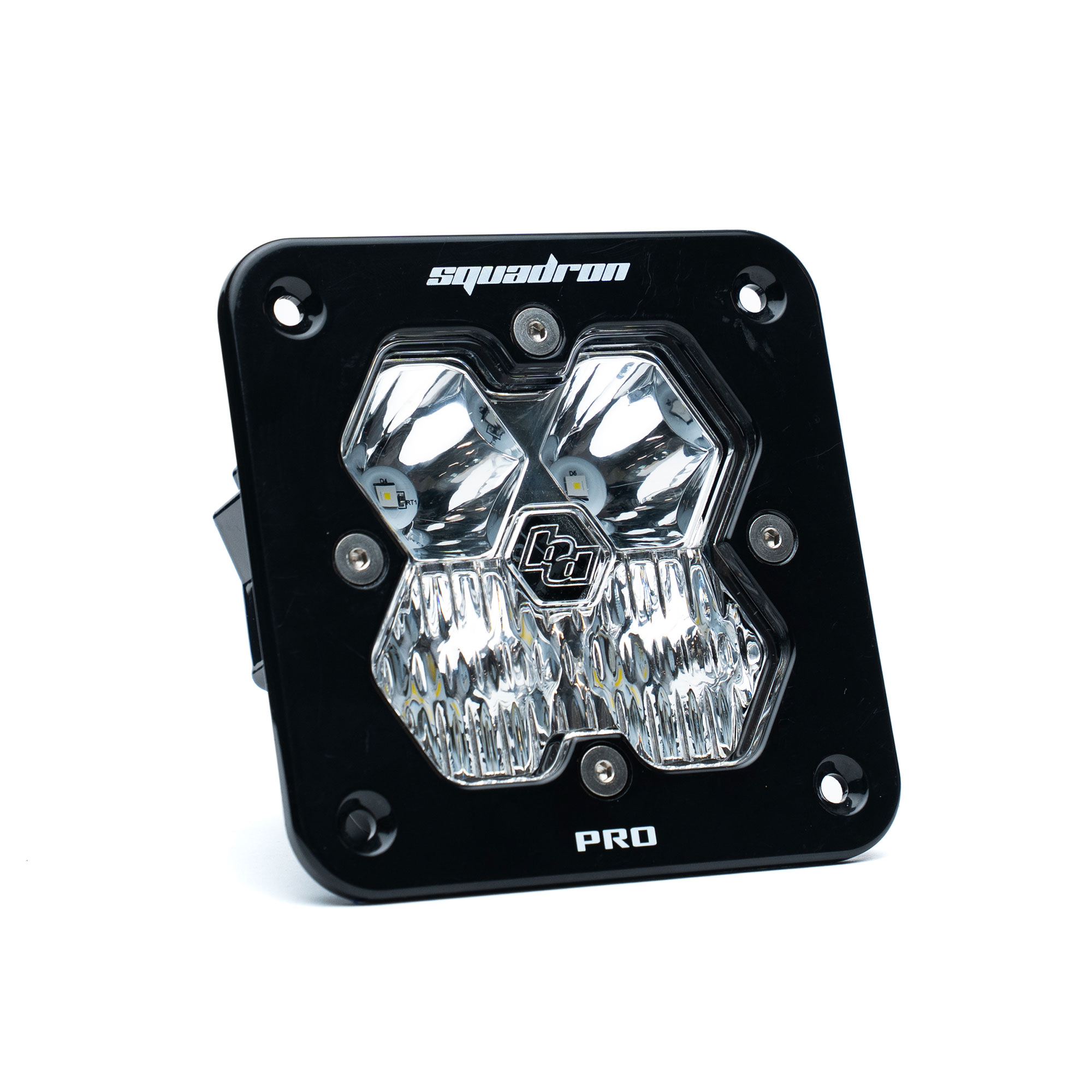 Baja Designs Squadron 2.0 Pro Black Flush Mount LED Auxiliary Light Pod Single