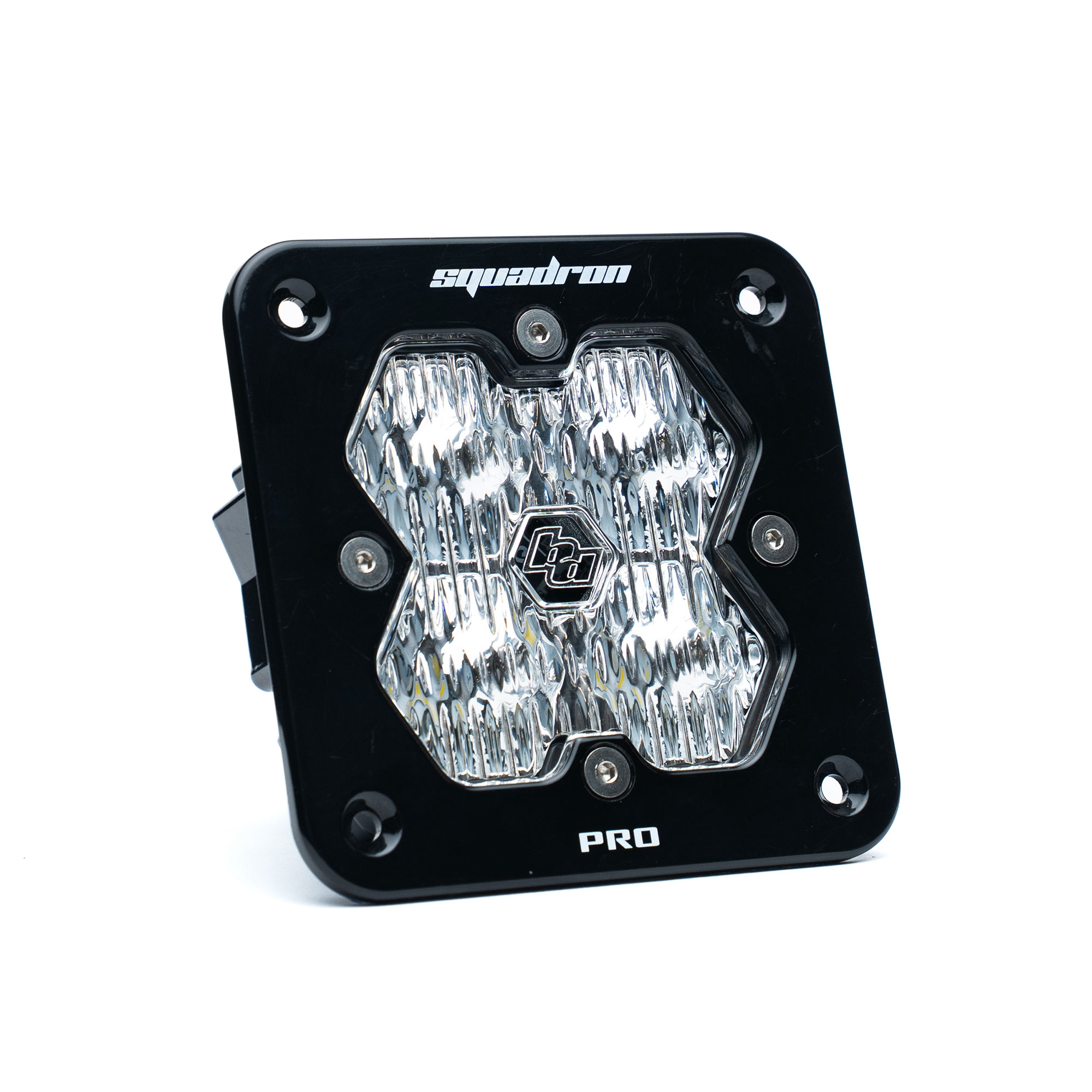 Baja Designs Squadron 2.0 Pro Black Flush Mount LED Auxiliary Light Pod Single